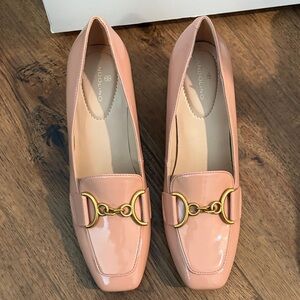 Bandolino Womens Pink Blush Gold Detailing Heels Size 9.5 Beautiful Polished